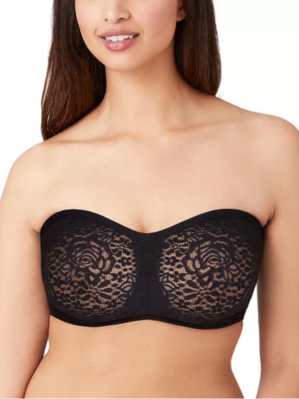 WACOAL Halo Lace Strapless Underwire Bra Size 38B